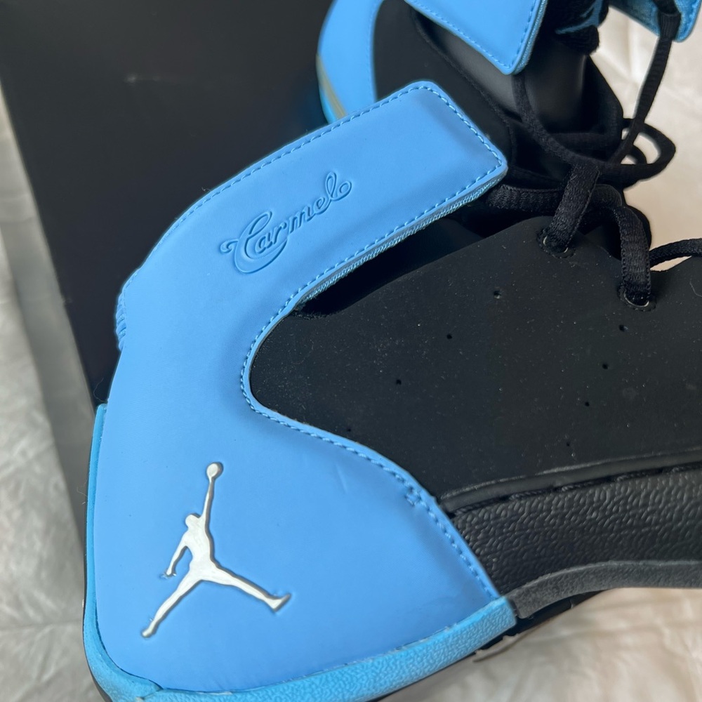 Jordan Melo Kids' Sky Blue and Black Sneakers